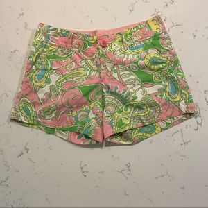 Lilly Pulitzer Chin Chin Callahan Shorts, Size 0